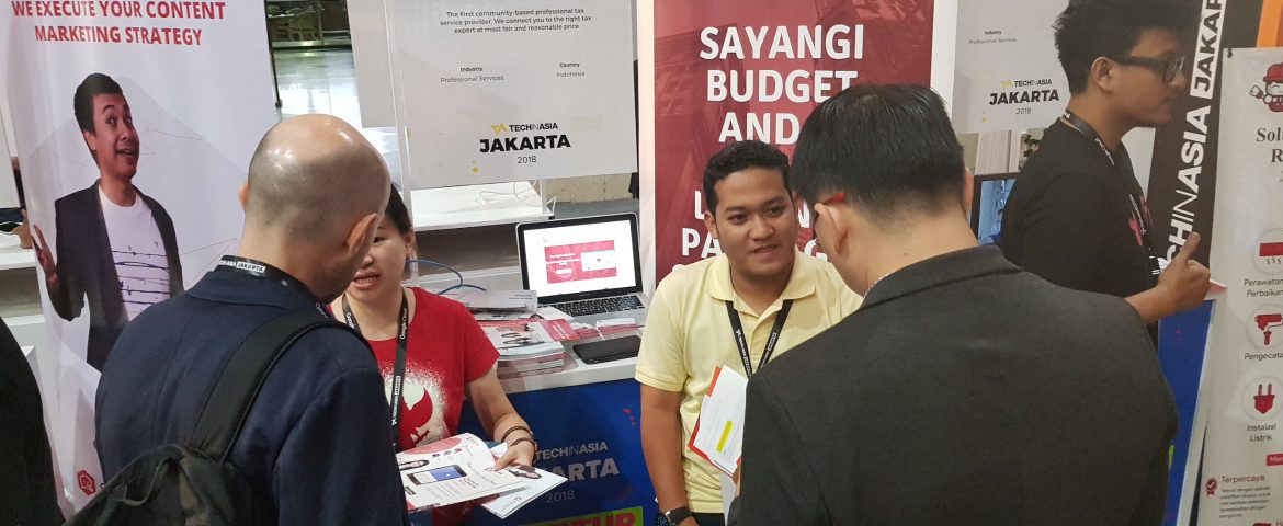 Tech in Asia 2018, Jakarta Convention Center - FlazzTax