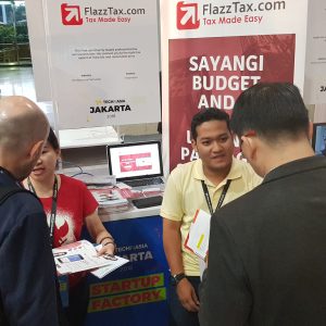 Tech in Asia 2018, Jakarta Convention Center - FlazzTax