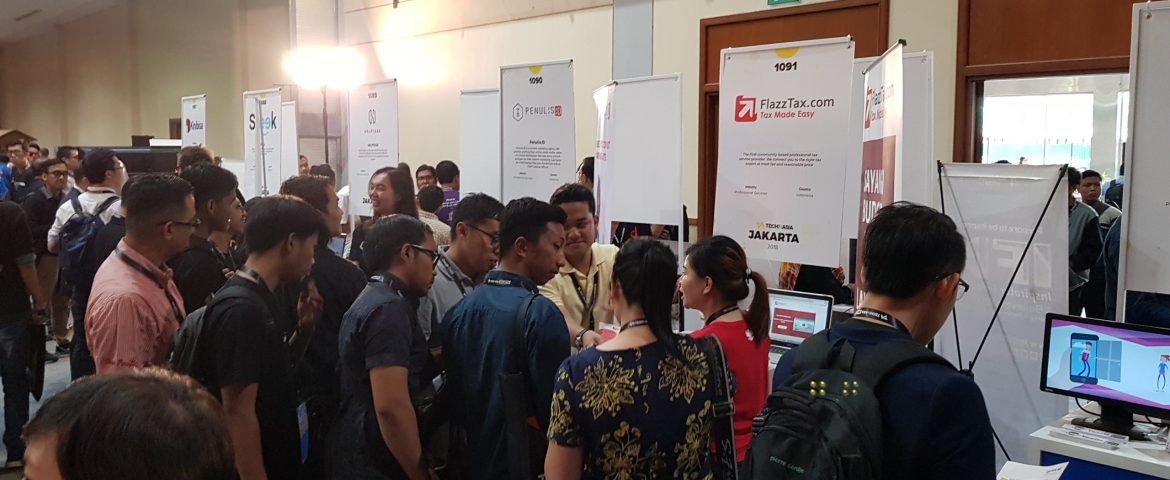 Tech in Asia 2018, Jakarta Convention Center - FlazzTax
