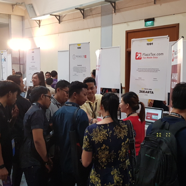Tech in Asia 2018, Jakarta Convention Center - FlazzTax