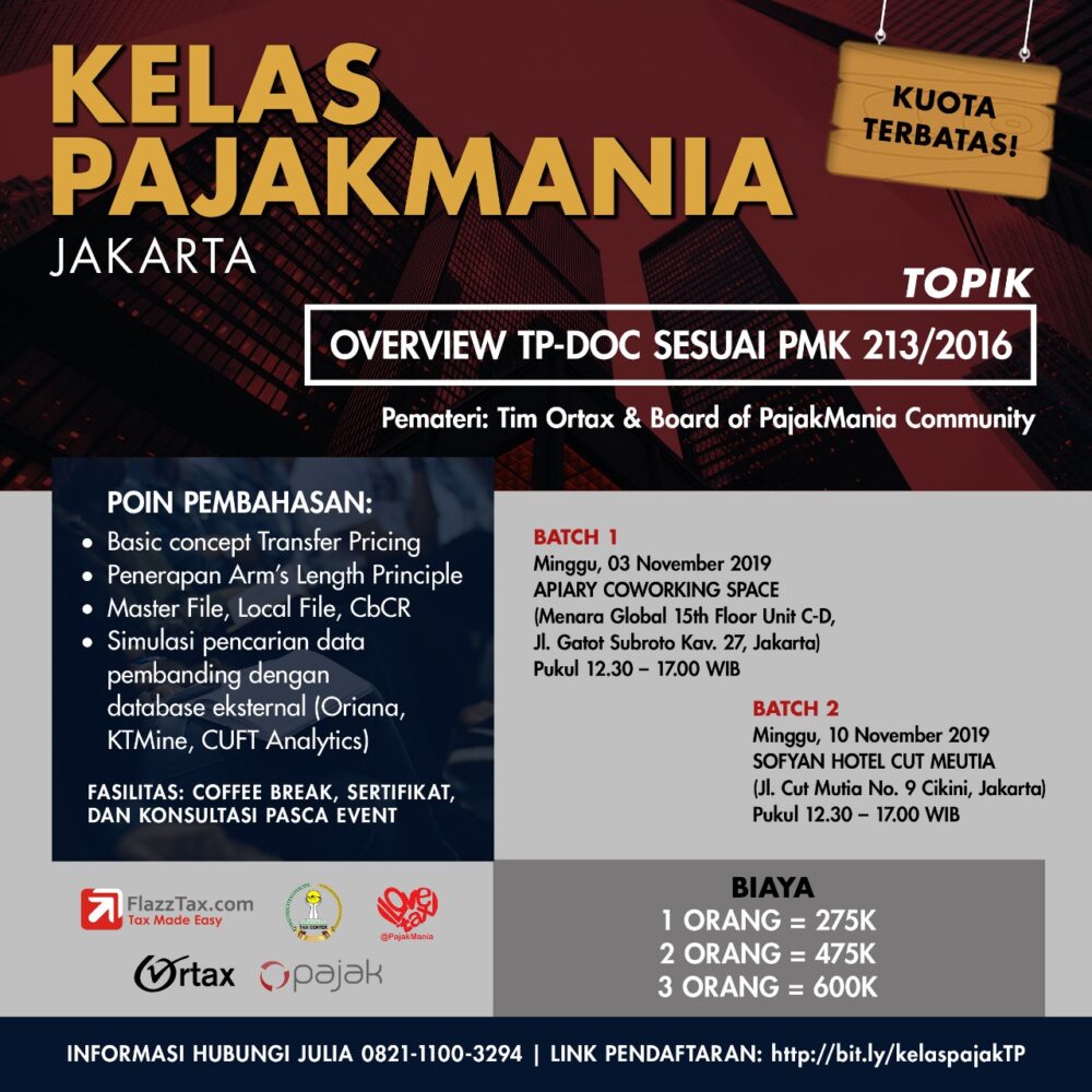 Registration for PajakMania Jakarta Class (Full Seat) - Image 2