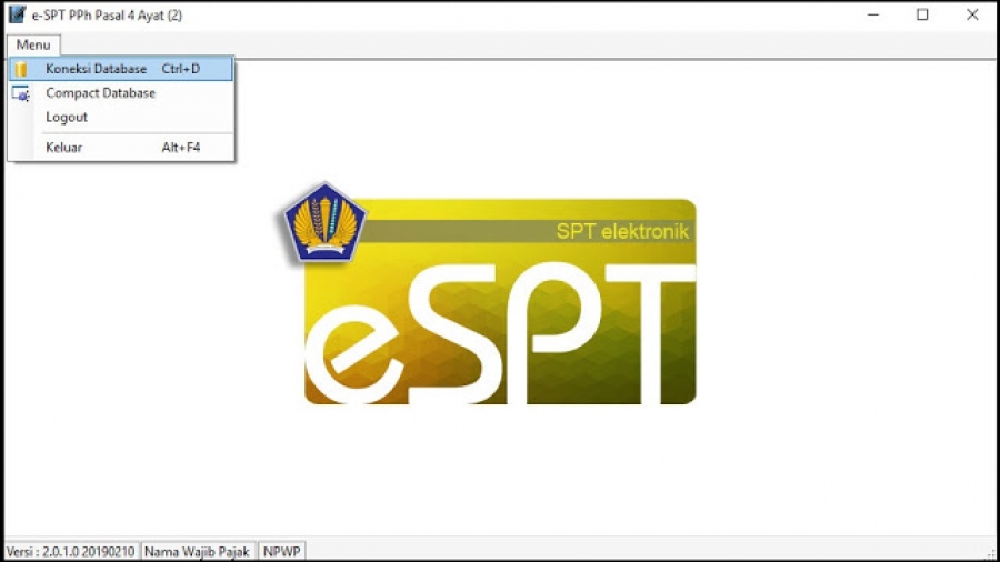 Update Aplikasi e-SPT PPh Final pasal 4 Ayat 2 Paling Baru