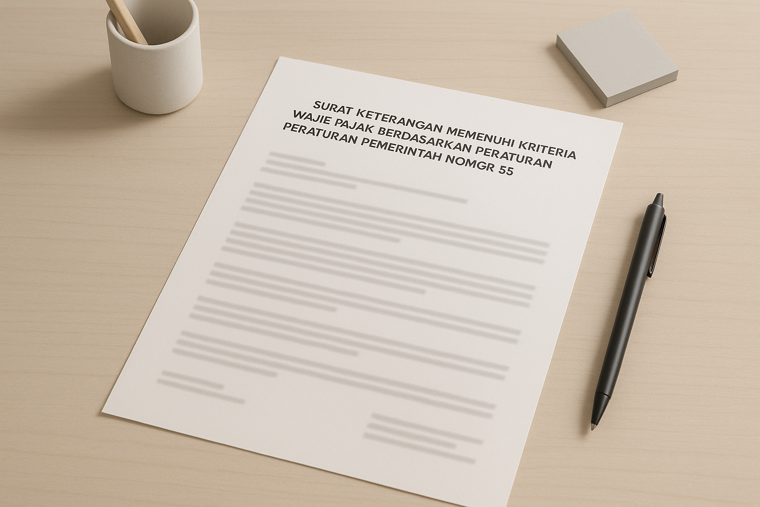 Surat Keterangan ini menerangkan bahwa Wajib Pajak dimaksud merupakan Wajib Pajak Orang Pribadi / Badan dalam negeri yang memiliki peredaran bruto tertentu yang dikenai Pajak Penghasilan yang bersifat final dengan kriteria sesuai Peraturan Pemerintah Nomor 55 Tahun 2022. Kriteria tersebut terkait dengan profil Wajib Pajak berupa tanggal pendaftaran NPWP, jenis KLU (Klasifikasi Lapangan Usaha), tidak memiliki omset di atas Rp4.800.000.000,00 dalam satu tahun pajak, serta tidak memilih menggunakan tarif umum PPh.