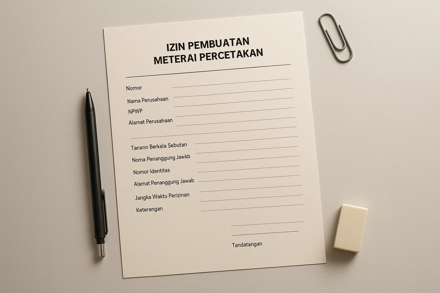 Meterai Percetakan adalah Meterai berupa label yang penggunaannya dilakukan dengan cara dibubuhkan pada Dokumen dengan menggunakan teknologi percetakan. Wajib Pajak dapat mengajukan izin Pembuatan Meterai sesuai kriteria dan persyaratan pada Peraturan Menteri Keuangan Nomor 78 tahun 2024.