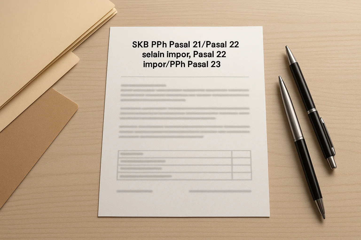Surat Keterangan ini diberikan kepada Wajib Pajak yang mengajukan permohonan fasilitas dibebaskan dari PPh Pasal 21/Pasal 22 Selain Impor, PPh Pasal 22 Impor/PPh Pasal 23 yang memenuhi ketentuan sesuai Peraturan Direktur Jenderal Pajak Nomor PER-8/PJ/2025